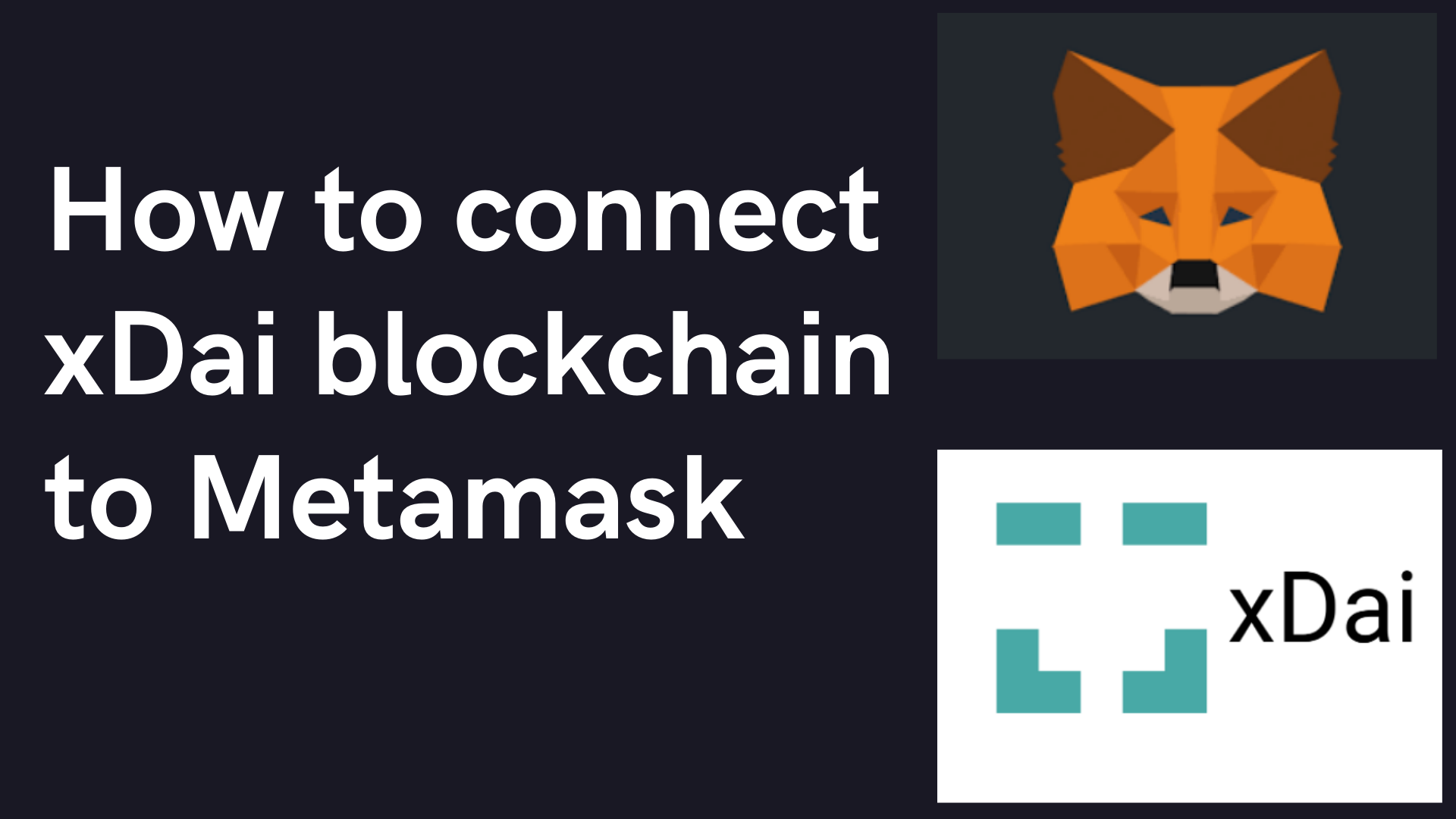 How to add xDAI chain to MetaMask